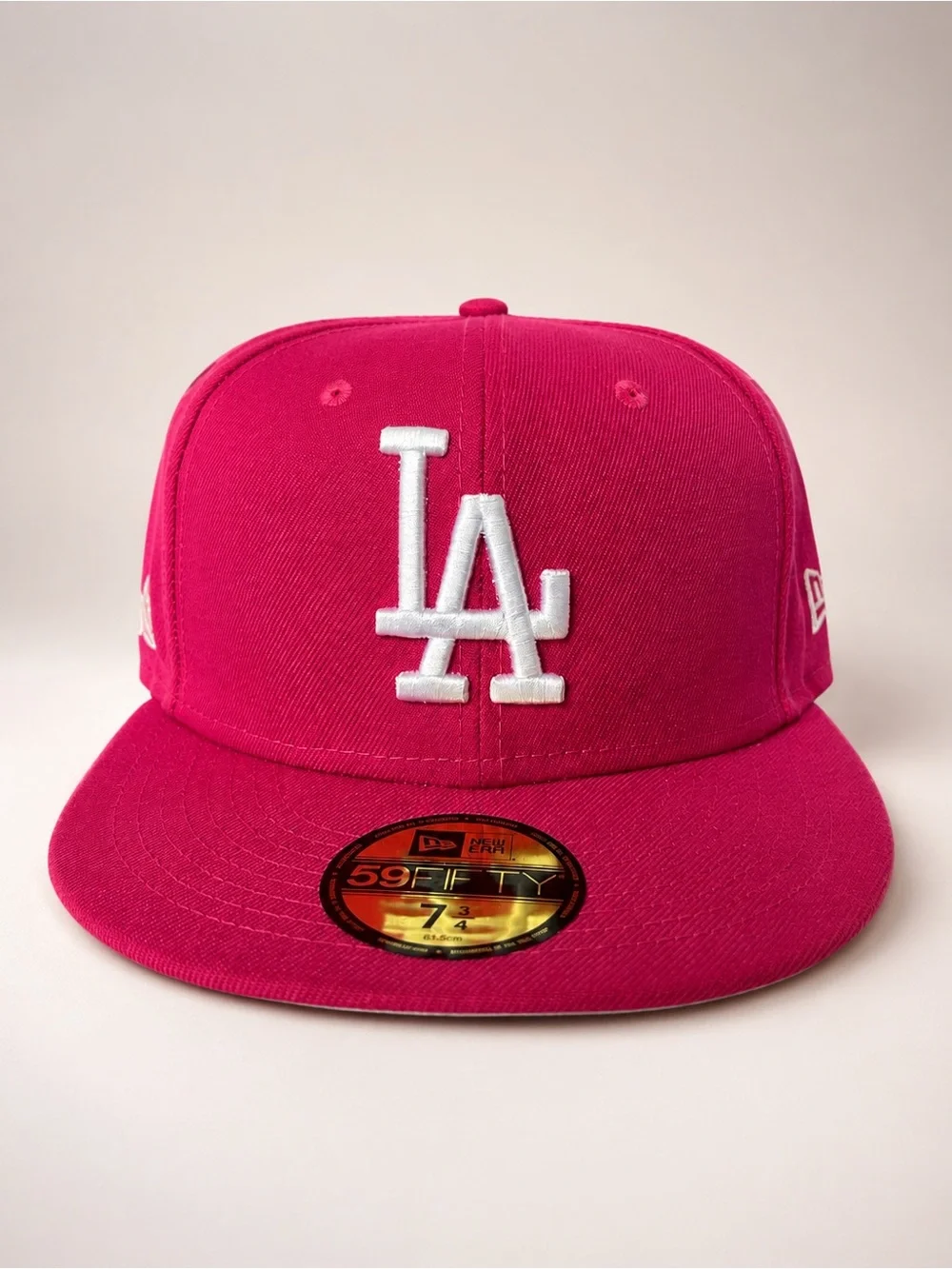Hot pink y2k New Era 59FIFTY Los Angeles Dodgers fitted cap